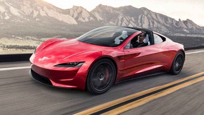 Tesla Roadster Autopilot Promo