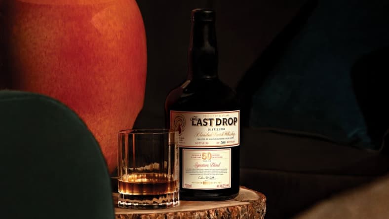The Last Drop 50 Year Old Signature Blended Scotch Whisky Promo