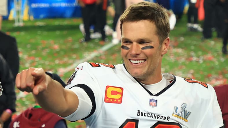 Tom Brady of the Tampa Bay Buccaneers