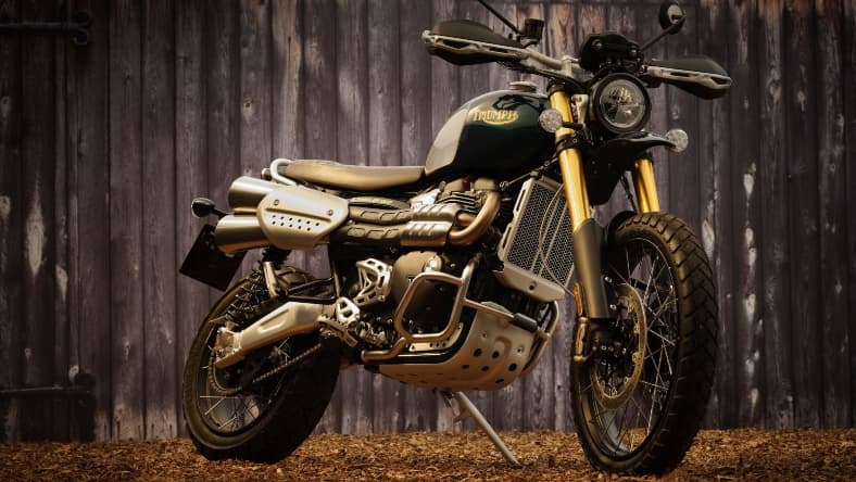Triumph Scrambler 1200 Steve McQueen Edition Promo