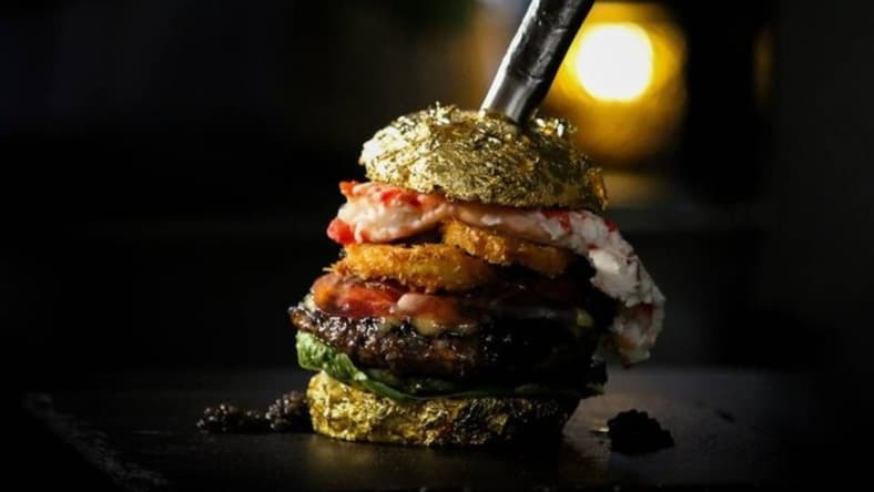 World's Most Expensive Burger De Daltons Golden Boy Promo