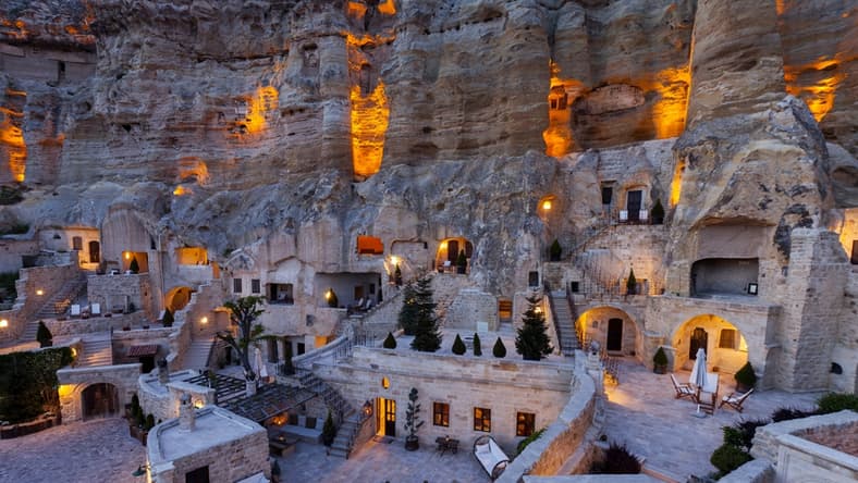 Yunak Evleri features 40 rooms in seven cave houses (Photo: Yunak Evleri Cappadocia)