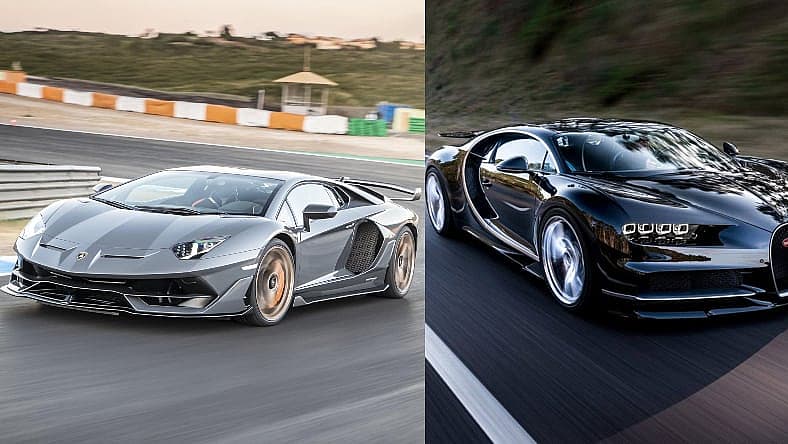 200 mph cars lamborghini aventador svj bugatti chiron (1)