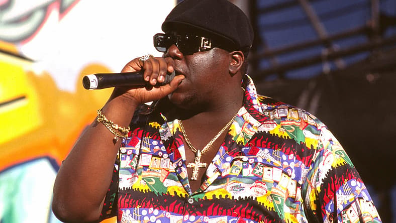 biggie smalls in versace glasses getty promo