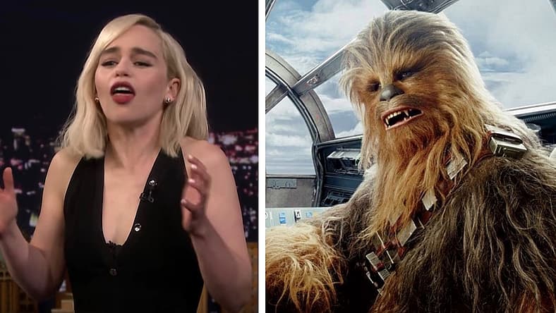 Emilia-Clarke-Wookie-Promo