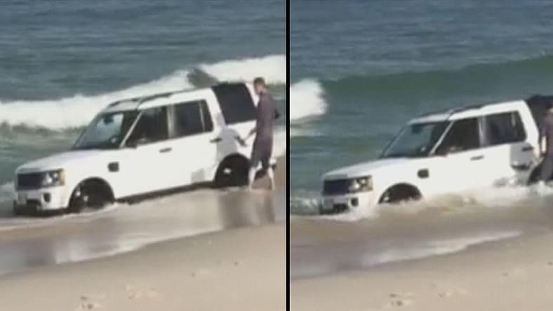 sinking SUV promo