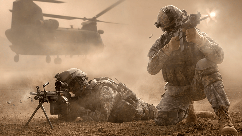 Soldiers in Combat