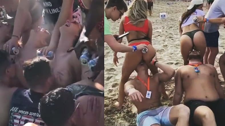 Topless Boob Luge Promo