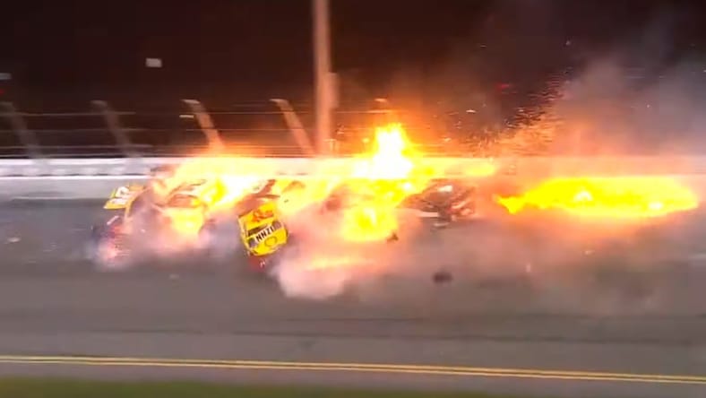 2021 Daytona 500 Crash