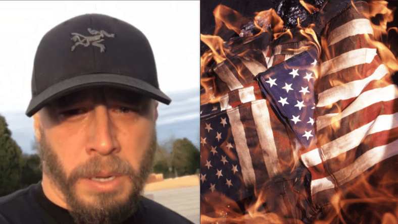 Eric Post Flag Burn