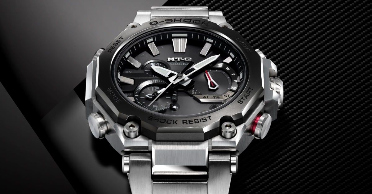 ブランド品専門の G-Shock MT-G Fiber Carbon New with Metallic Gets Series 時計