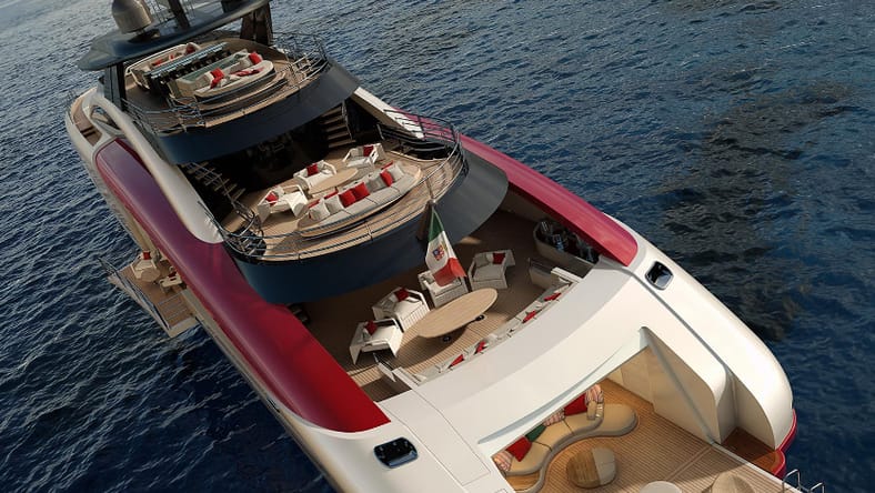 The M60 SeaFalcon Sport Yacht (Courtesy of Mondomarine Engineering)
