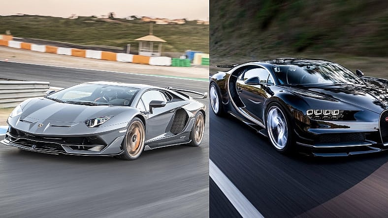 200 mph cars lamborghini aventador svj bugatti chiron (1)