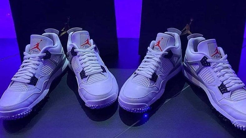 Air Jordan 4 and 5 Golf Shoes Promo