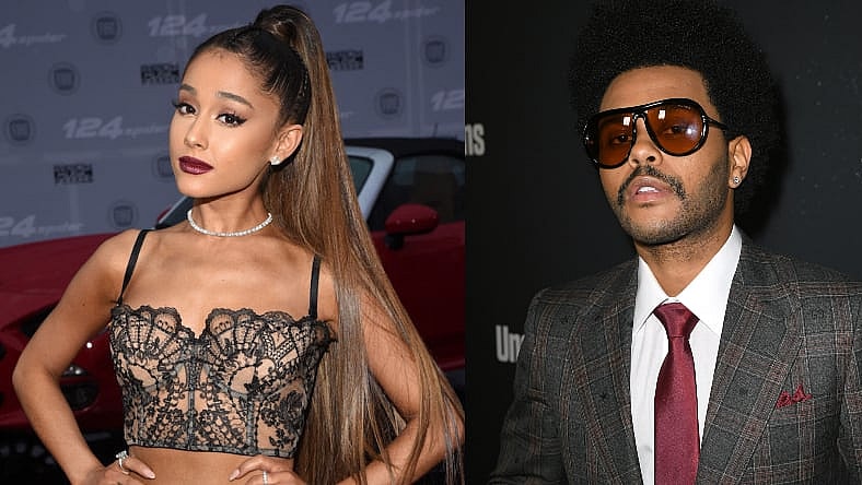 Ariana Grande The Weeknd Split Promo Republic Records