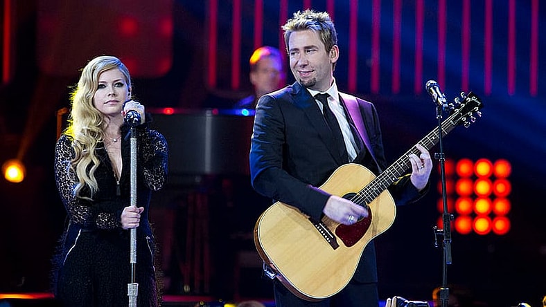 Lavigne and Kroeger rock out at We Day Vancouver in 2013