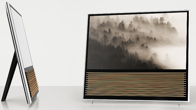The wood-infused BeoVision 14 UHD TV (Photo: Bang & Olufsen)