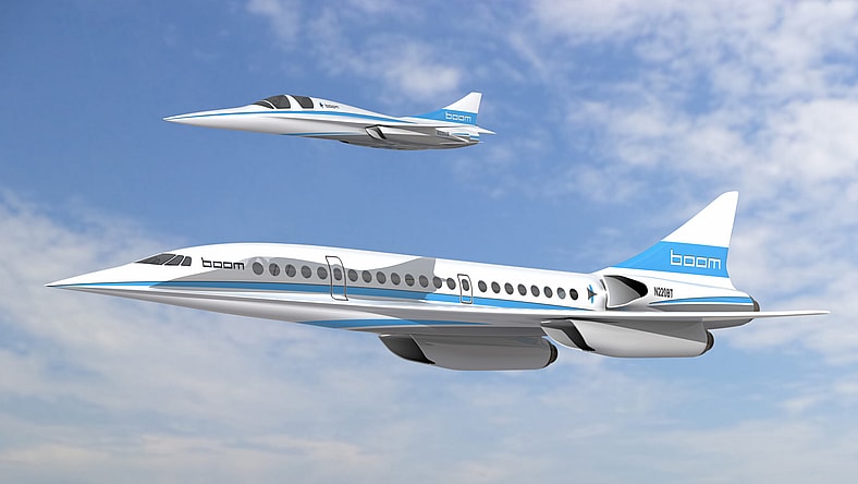 Boom airliner