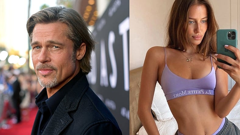 Brad Pitt Nicole Poturalski Split Promo