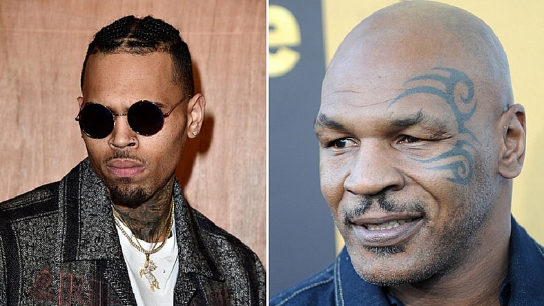 Chris Brown and Mike Tyson