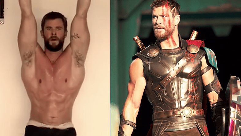 Chris Hemsworth Workout Promo