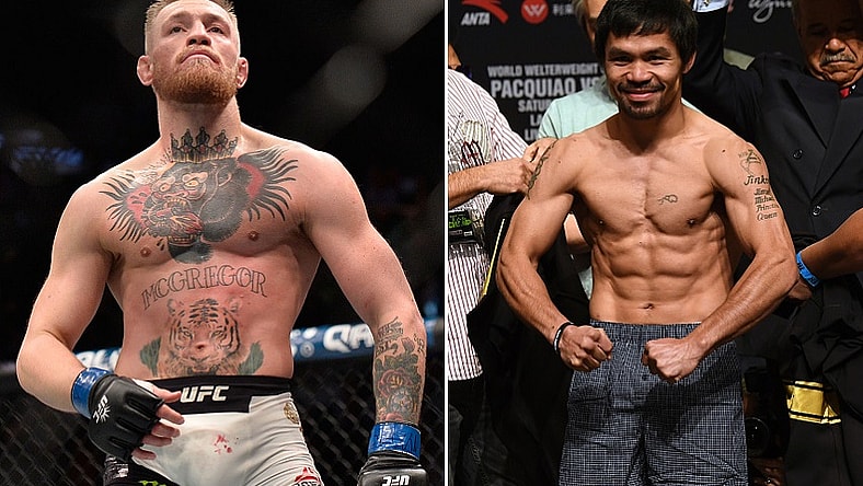 Conor McGregor and Manny Pacquiao