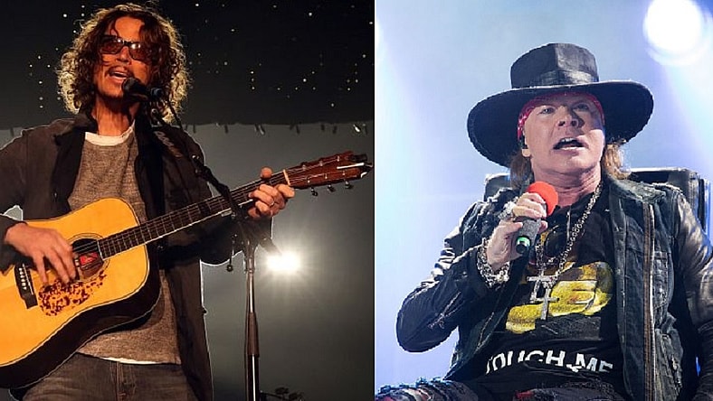 Chris Cornell and Axl Rose