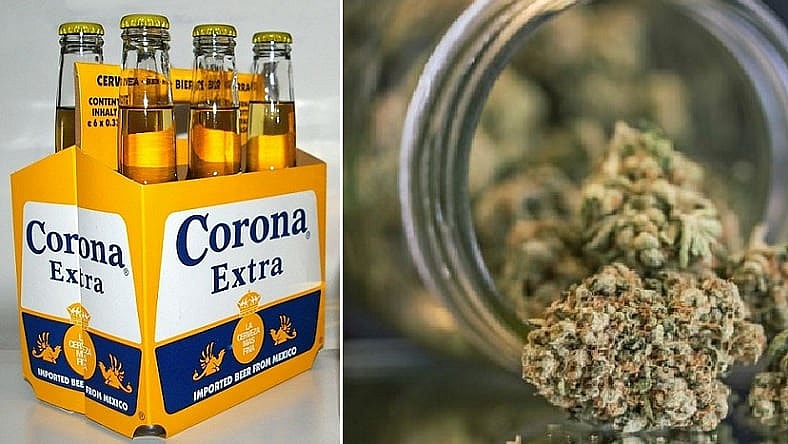 Corona and weed