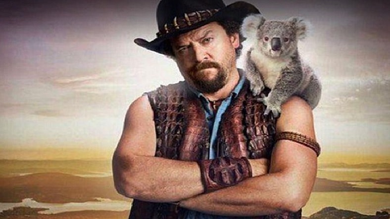 Still from Crocodile Dundee: The Son of a Legend Returns Home