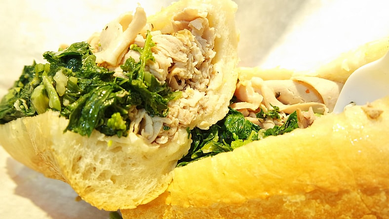 Dinic's roast pork sandwich philly promo