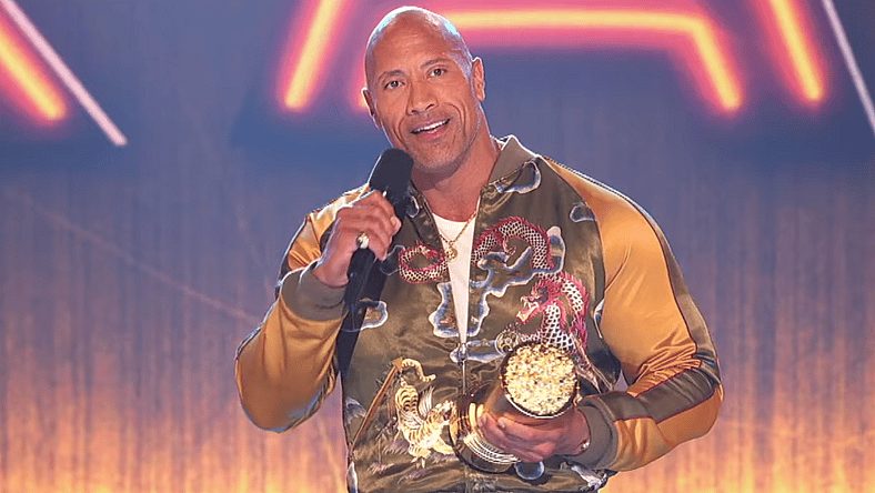 dwayne the rock johnson 2019 mtv movie awards promo