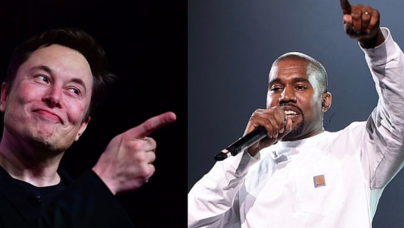 Elon Musk and Kanye West