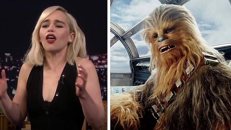 Emilia-Clarke-Wookie-Promo