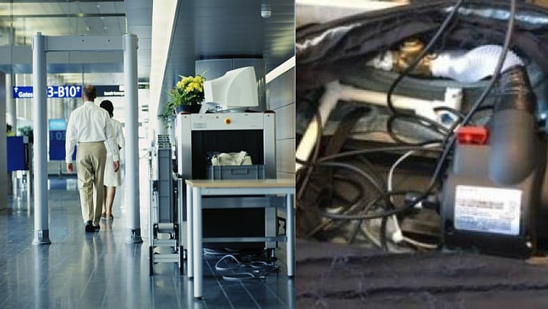 Fake bomb airport