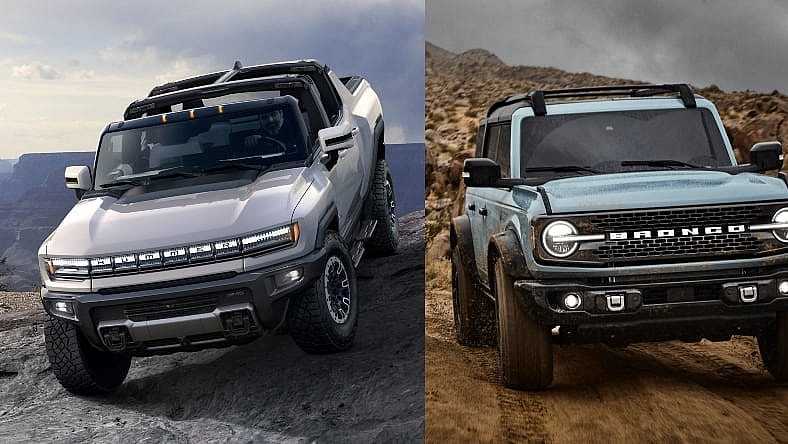 First GMC Hummer EV 2021 Ford Bronco