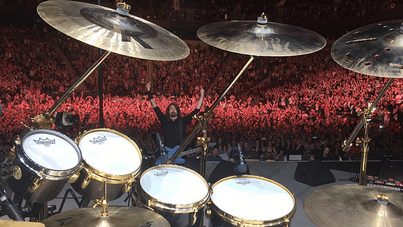 View from Foo Fighters stage