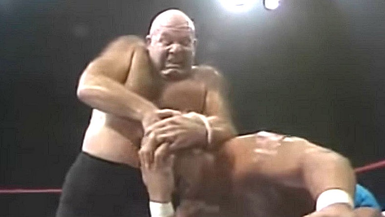 George the Animal Steele in the ring