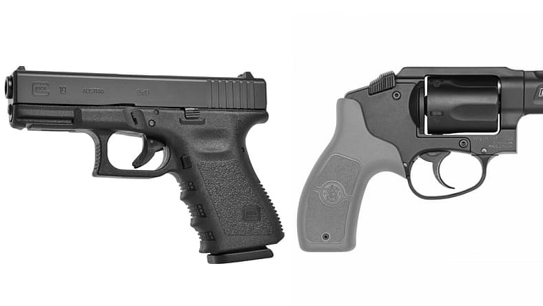 Glock 19 Smith Smith & Wesson Bodyguard 38 Prom Split