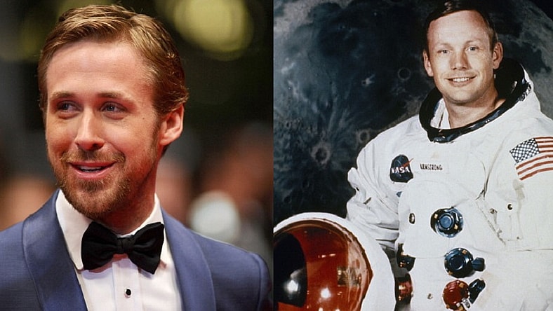 Ryan Gosling and Neil Armstrong