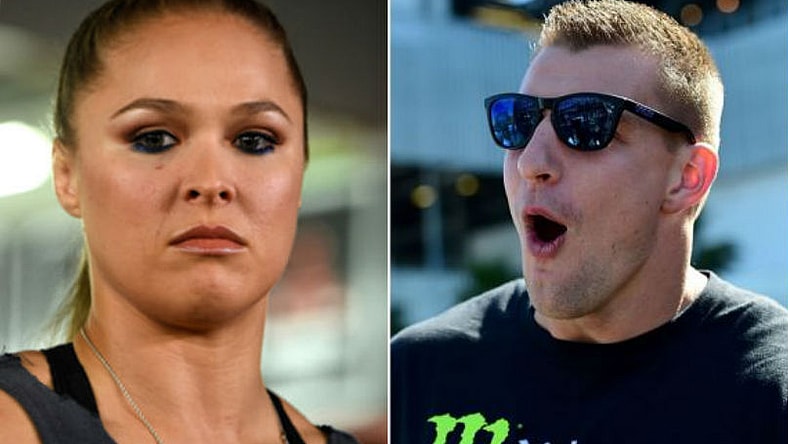 Gronk and Ronda Rousey