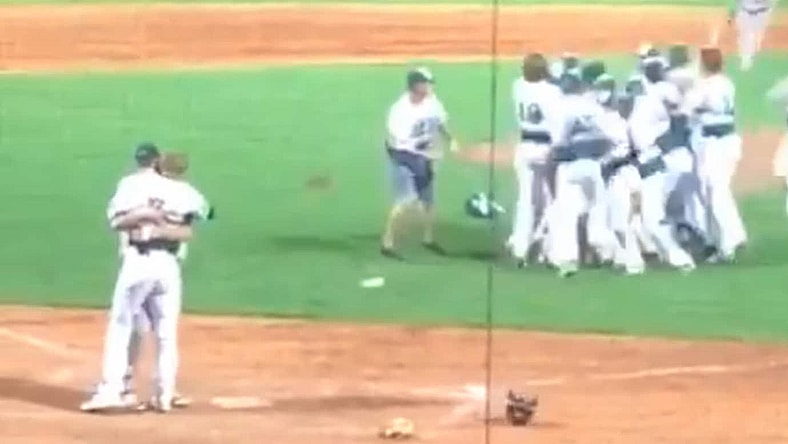 High School Baseball Hug