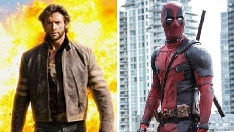 Hugh Jackman as Wolverine and Deadpool