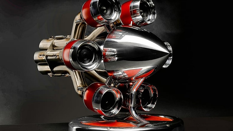 The Radial6 exudes an aeronautical air