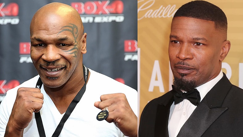 Mike Tyson and Jamie Foxx