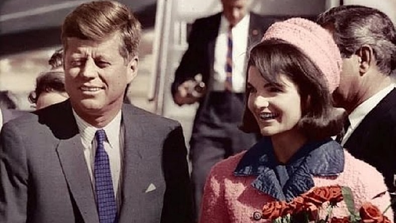 JFK and Jackie Kennedy in Dallas