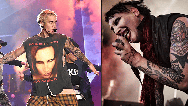 Justin Bieber Marilyn Manson Split