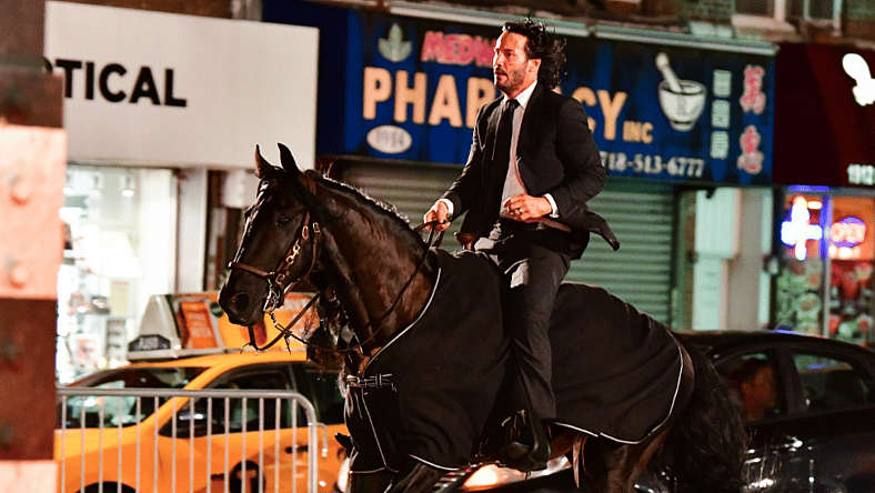 Keanu Reeves Horse Promo