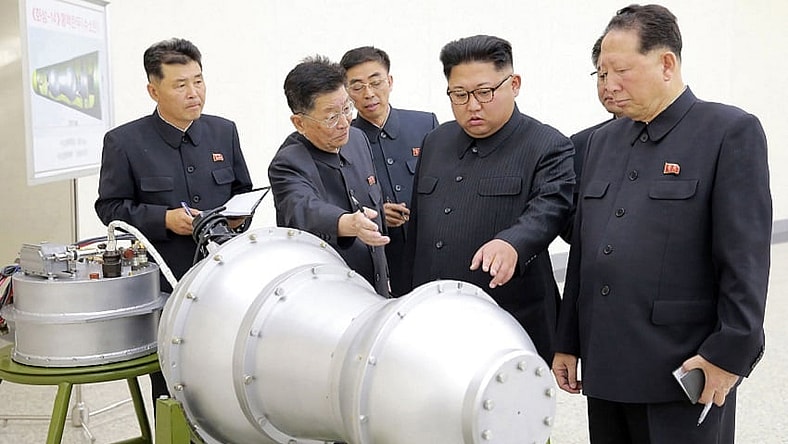 Kim Jong Un with a new friend