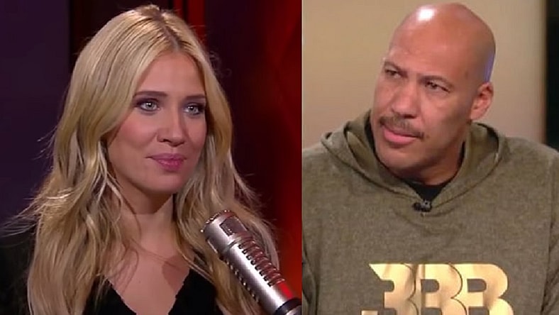 Kristine Leahy and Lavar Ball