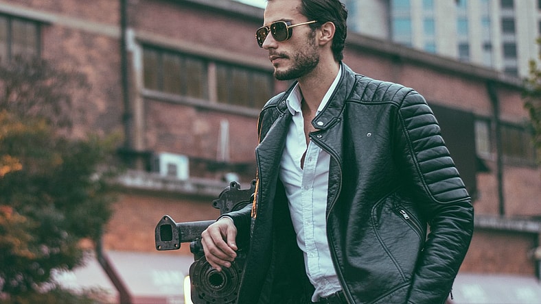 leather jacket